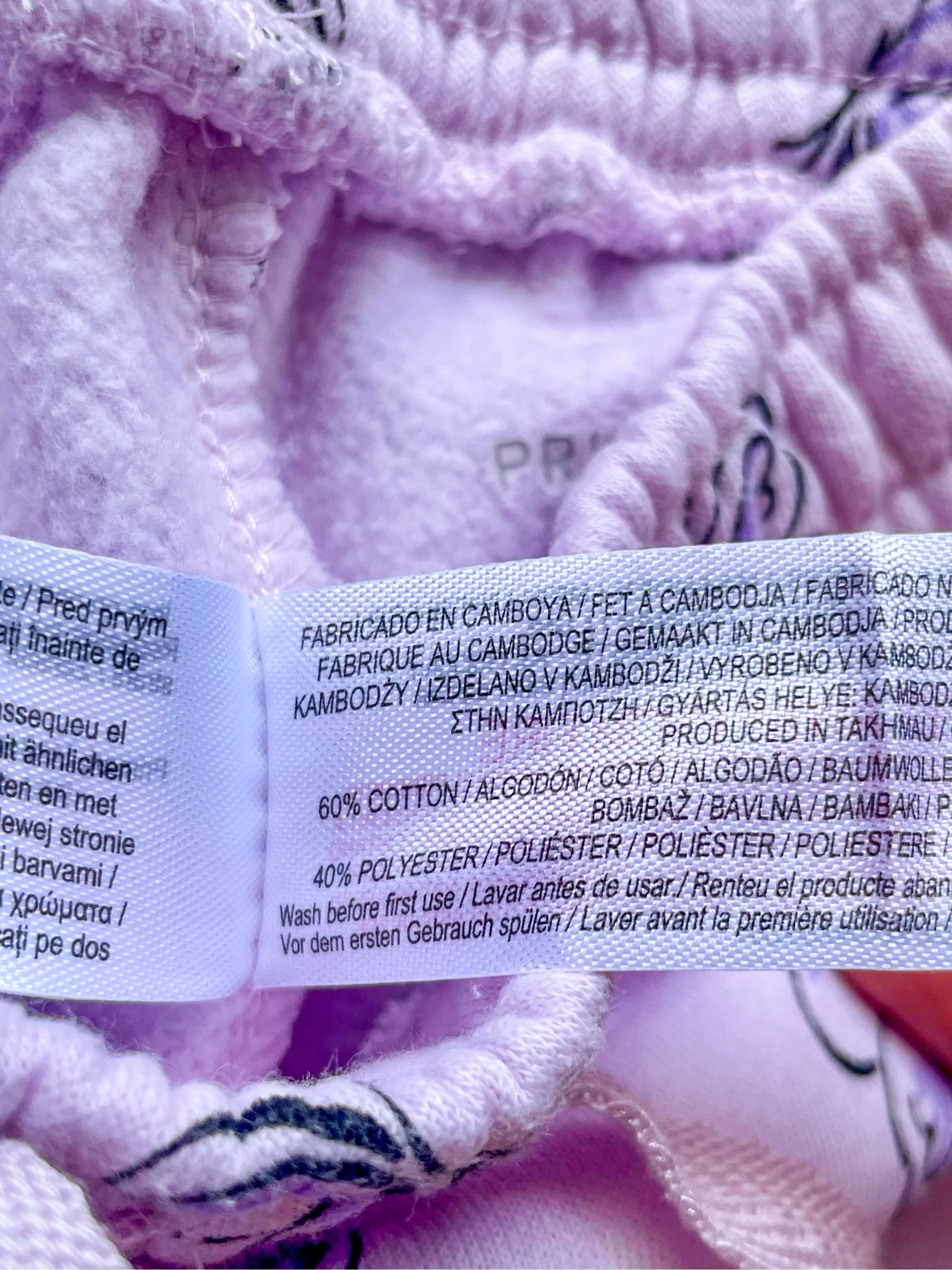 Schattige en jogging violette set met vlindermotief Primark maat 3-6 maanden – photo 10